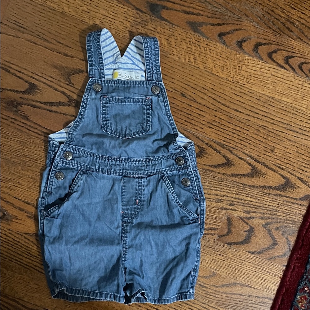 Baby Boden Blue Denim Overalls